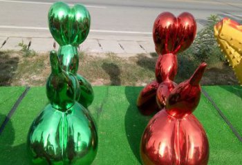 合肥不锈钢气球狗雕塑