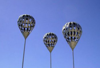 合肥不锈钢气球雕塑把美丽带回大自然