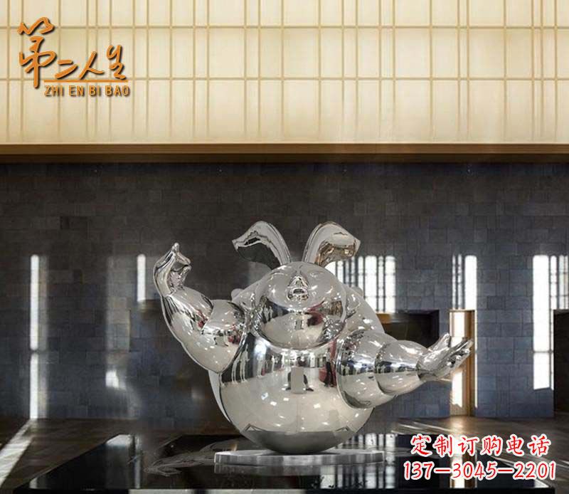 合肥不锈钢兔子雕塑——精致雕刻的艺术品