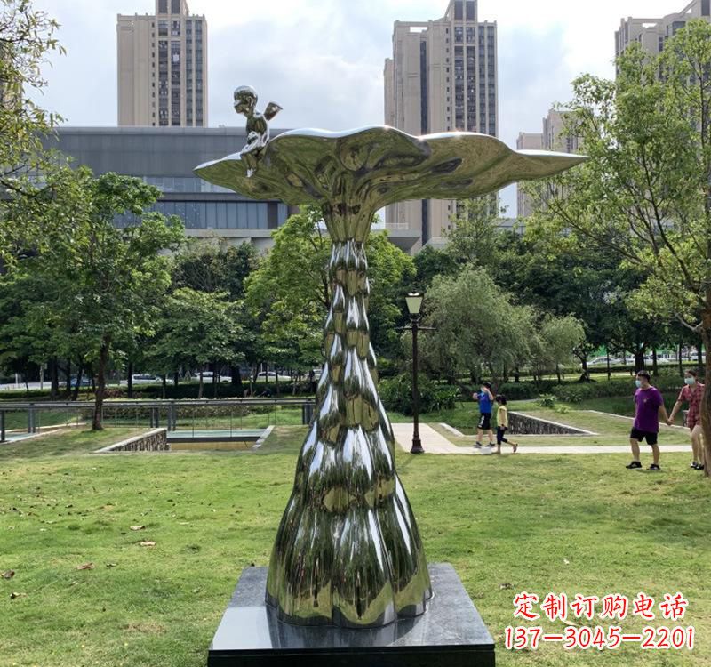 合肥不锈钢现代水滴雕塑美轮美奂的艺术精品
