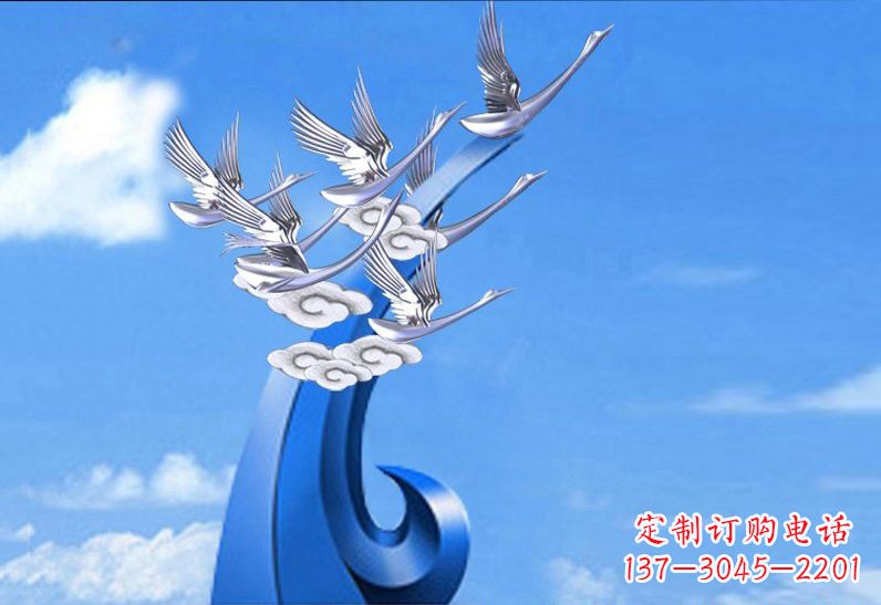 合肥不锈钢仙鹤美化环境