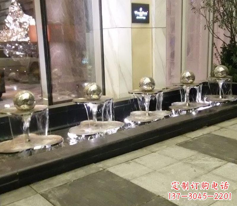 合肥不锈钢小喷泉雕塑——美化环境的艺术