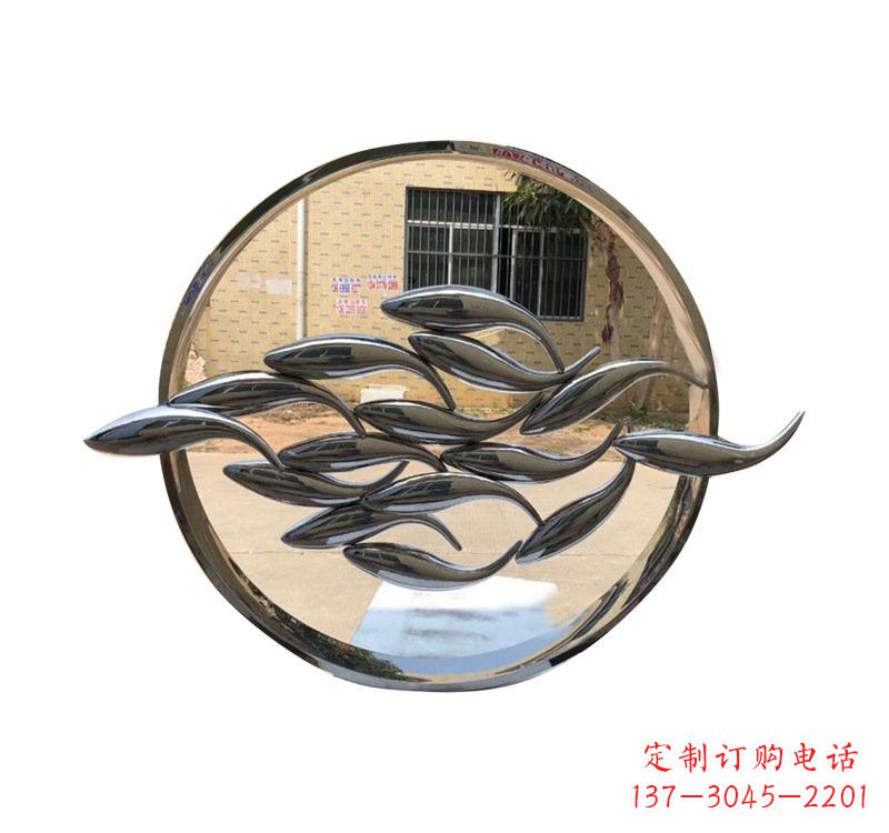 合肥不锈钢圆环雕塑精美完美的艺术之作