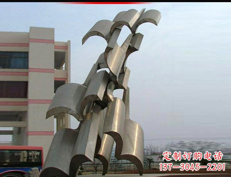 合肥不锈钢书籍雕塑——记录着校园文化的精彩历史