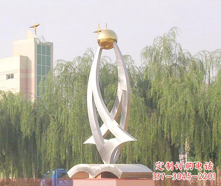 合肥铭记校园美好——不锈钢书籍雕塑