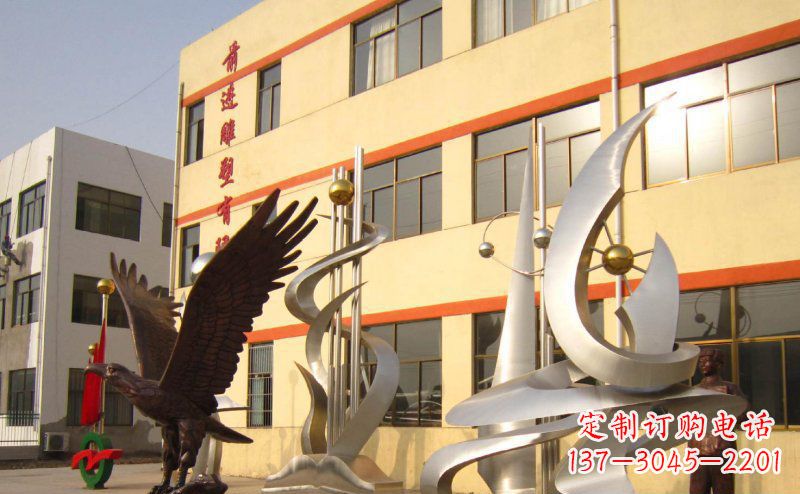 合肥不锈钢雄鹰雕塑