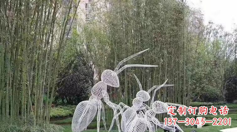 合肥不锈钢艺术蚂蚁雕塑