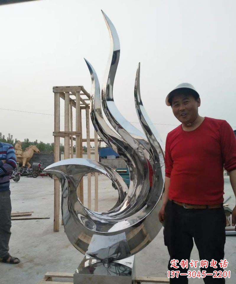 合肥不锈钢艺术之美——凤凰雕塑