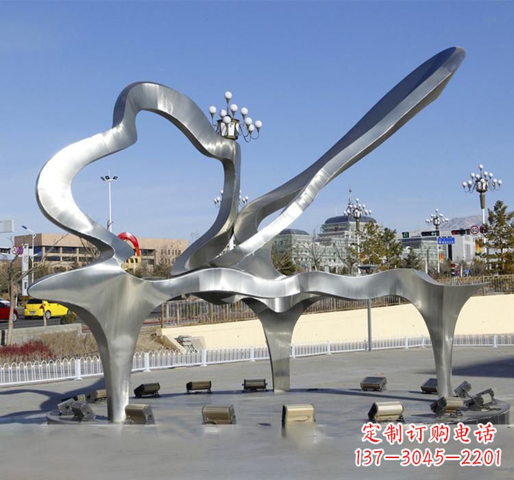 合肥不锈钢艺术钢琴雕塑展现精致之美