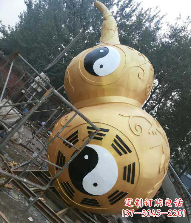 合肥精美不锈钢葫芦雕塑