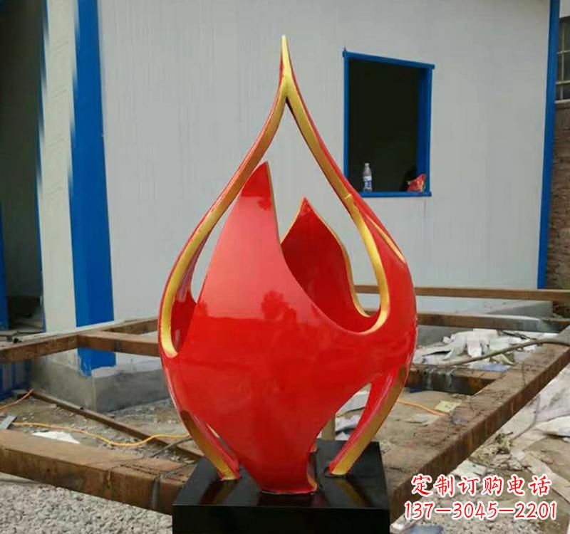 合肥不锈钢艺术景观火龙果雕塑