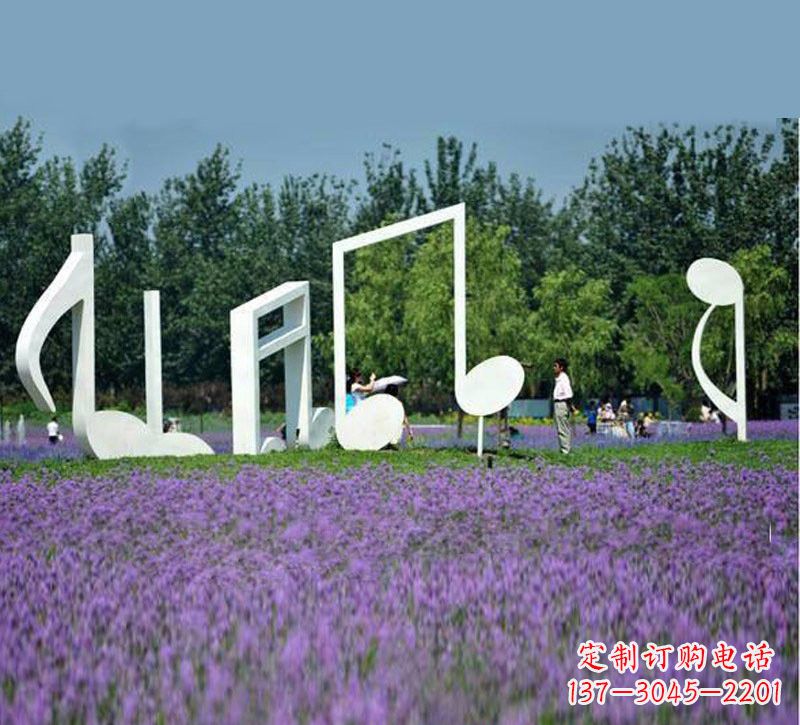 合肥不锈钢音符雕塑音乐与艺术的完美结合