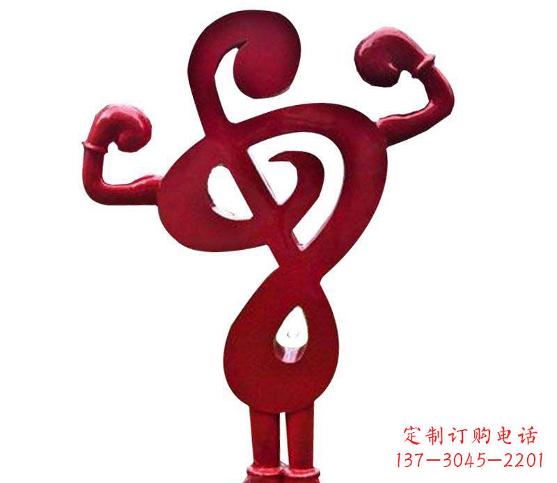 合肥音符之美——不锈钢音符雕塑