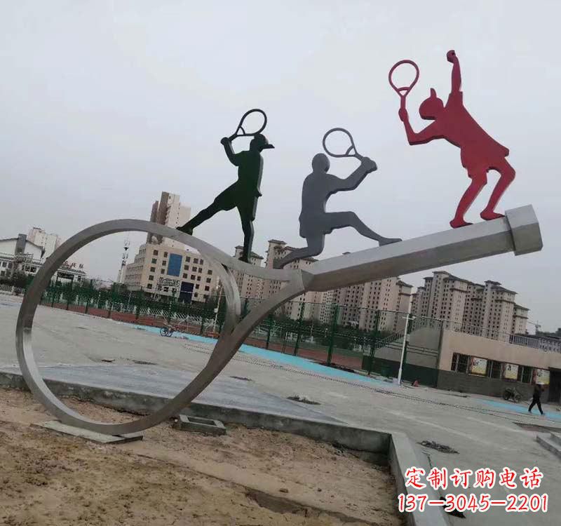 合肥不锈钢羽毛球雕塑精美的艺术装点