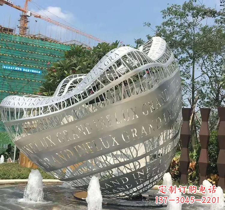 合肥不锈钢元宝雕塑精致华贵的象征