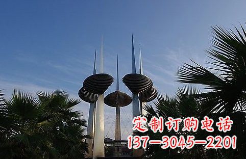 合肥不锈钢避雷针雕塑精致静谧的安全保护