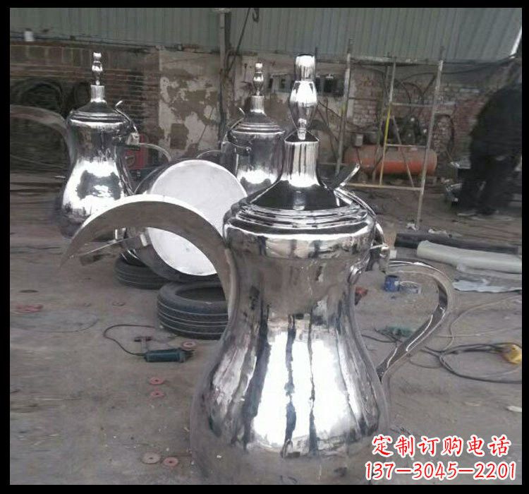 合肥不锈钢酒壶雕塑传承古典艺术