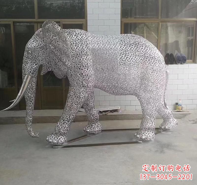 合肥不锈钢大象雕塑它的魅力无限