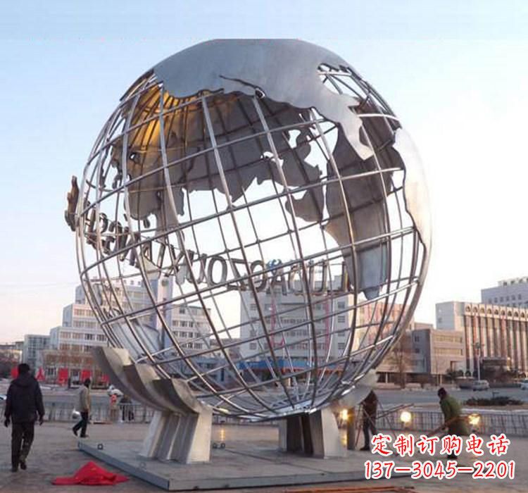 合肥不锈钢地球仪雕塑一座充满美丽与灵性的艺术品