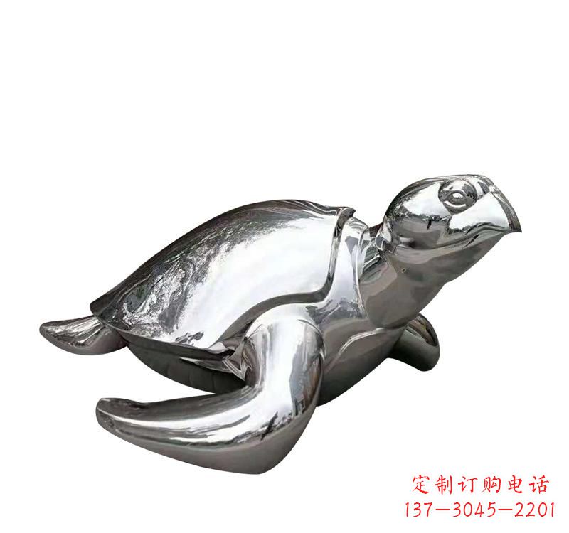 合肥不锈钢海龟雕塑象征着长寿和坚强