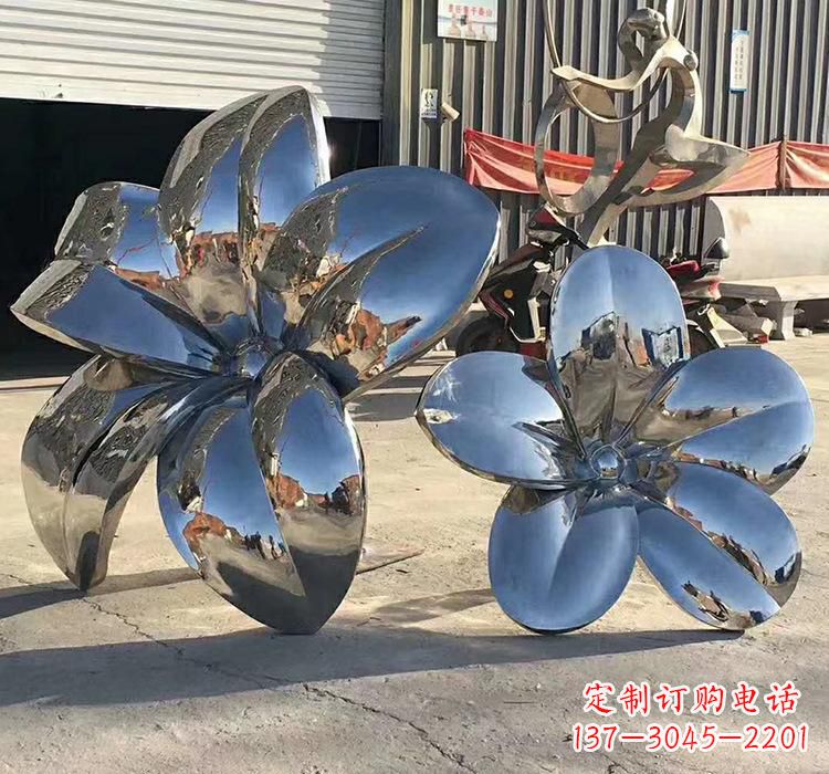 合肥不锈钢荷花雕塑美丽又耐用