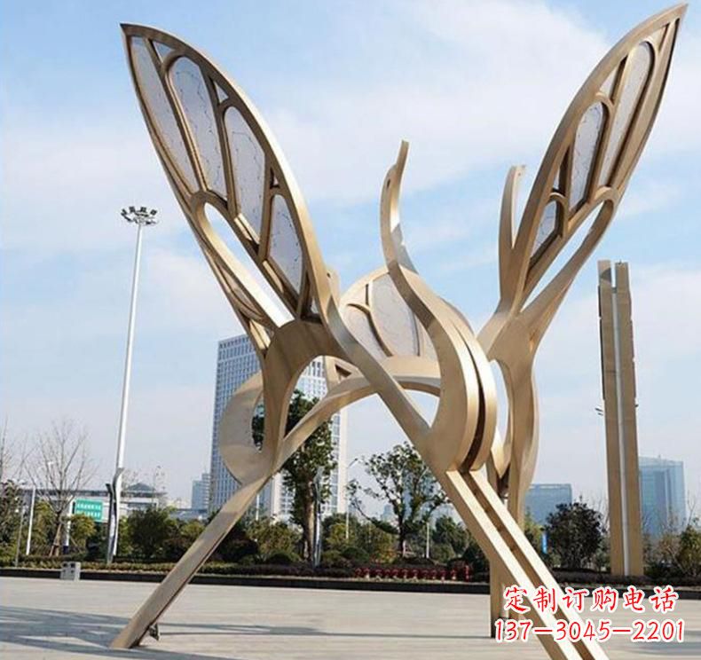 合肥不锈钢园林仙鹤雕塑传承传统艺术精髓