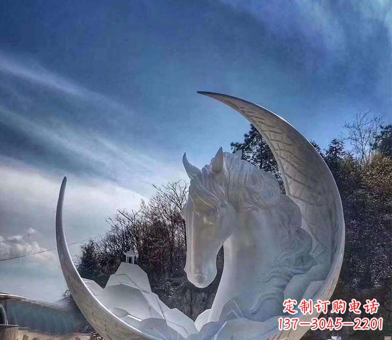 合肥不锈钢月亮雕塑一种独特的艺术品