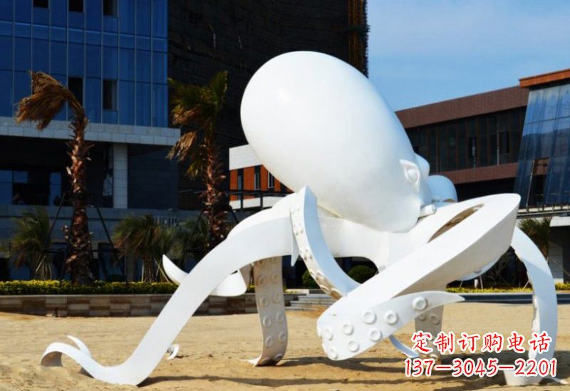 合肥不锈钢章鱼雕塑2