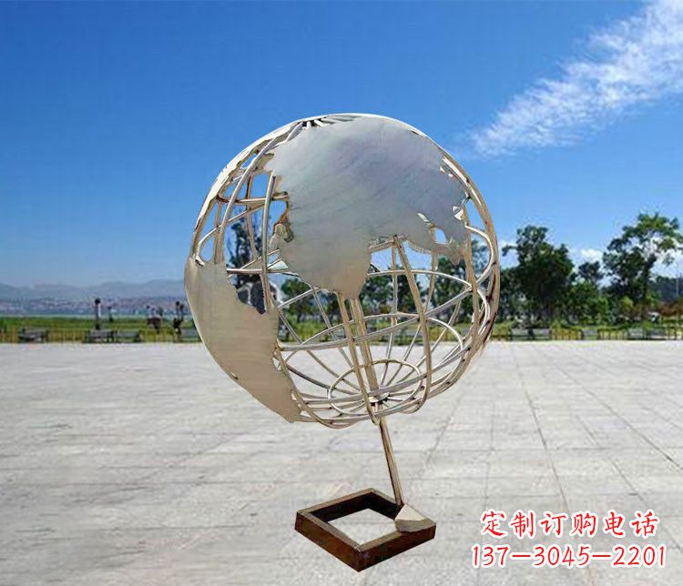 合肥神奇的不锈钢地球仪雕塑