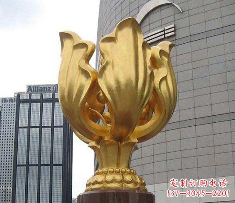合肥紫荆花雕塑——精美艺术品