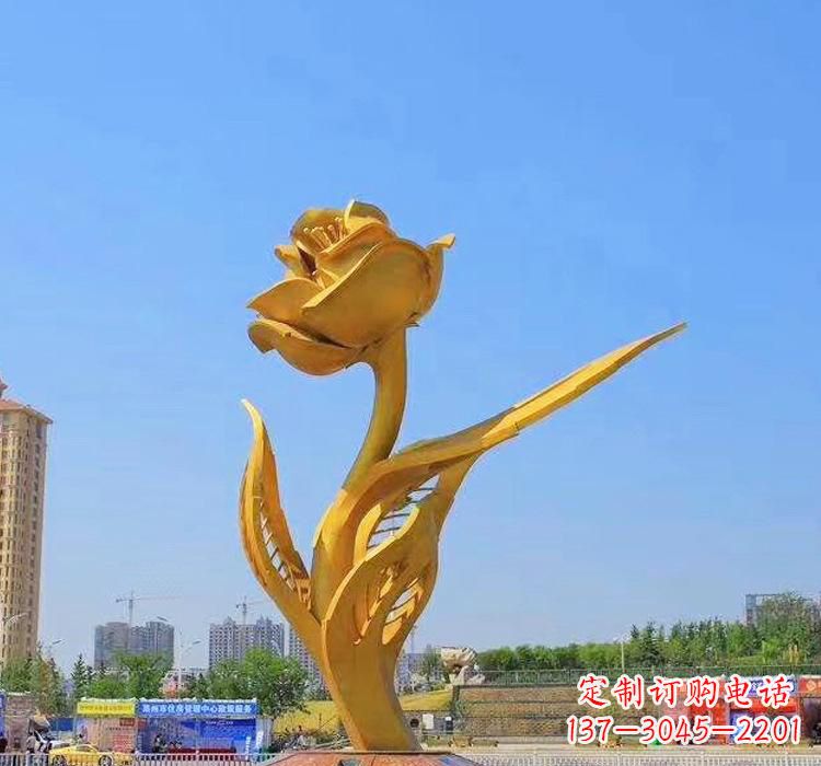 合肥精美不锈钢紫荆花雕塑