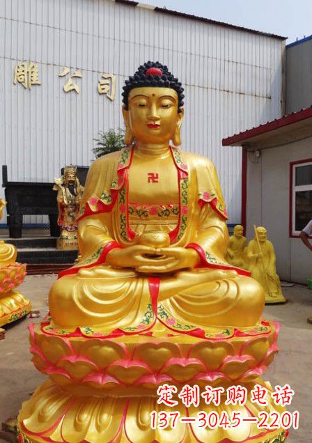 合肥彩绘如来佛像