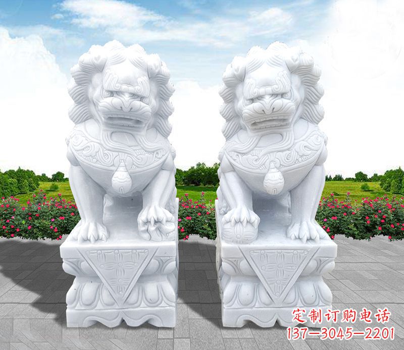 合肥狮子雕塑招财福运的象征