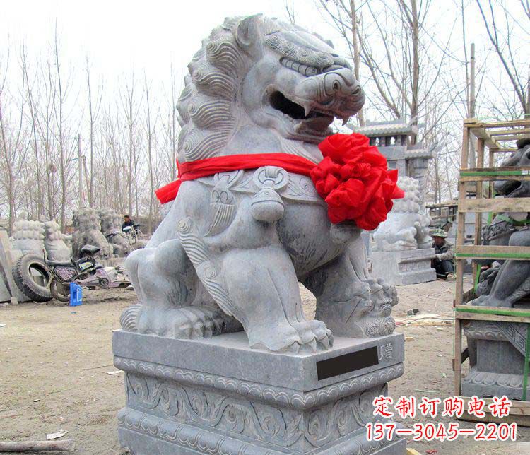 合肥雄壮狮子石雕——欢迎来到宁波