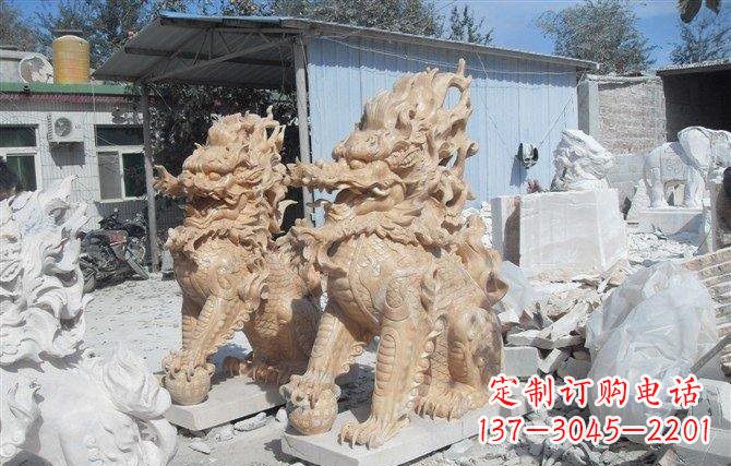 合肥麒麟石雕一个具有传统文化精髓的艺术品