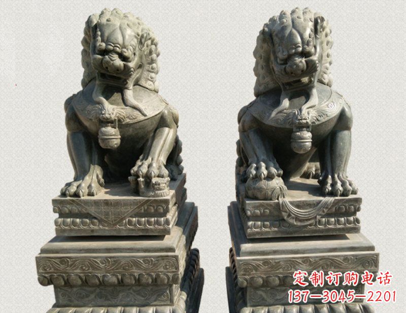 合肥狮子雕塑象征王者风范