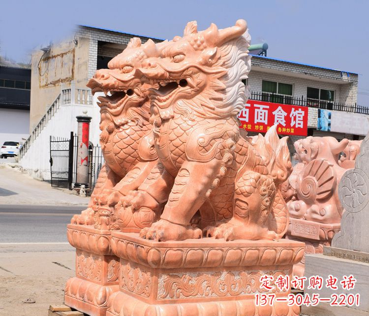 合肥传说中的麒麟雕塑