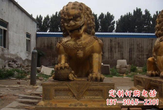 合肥静谧的狮子雕塑精美的工艺与精神传承