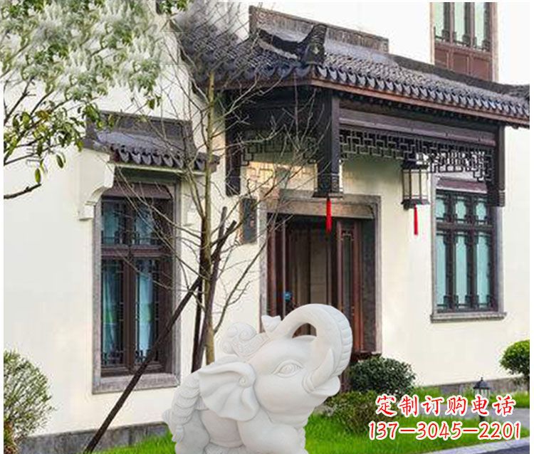 合肥小象招财石雕——引领幸福的钥匙