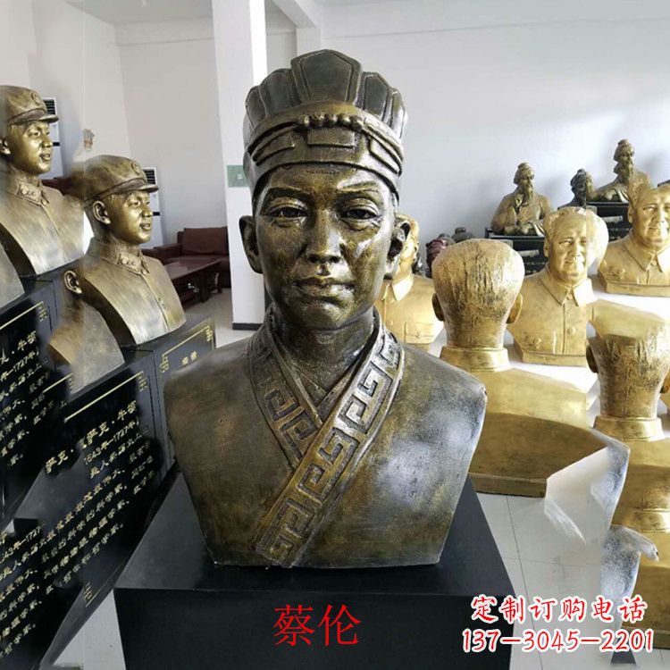 合肥蔡伦雕塑一件传承历史的艺术珍品