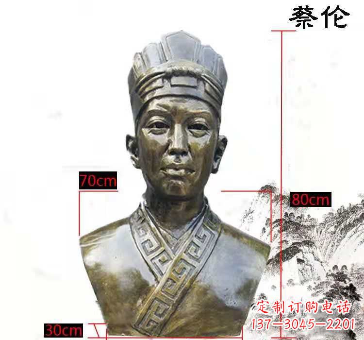 合肥蔡伦雕塑象征着中国文化的传承