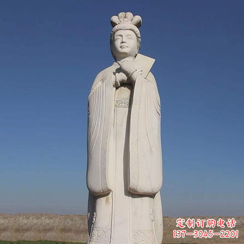 合肥蔡琰蔡文姬雕塑-大型历史名人东汉著名才女文学家雕像
