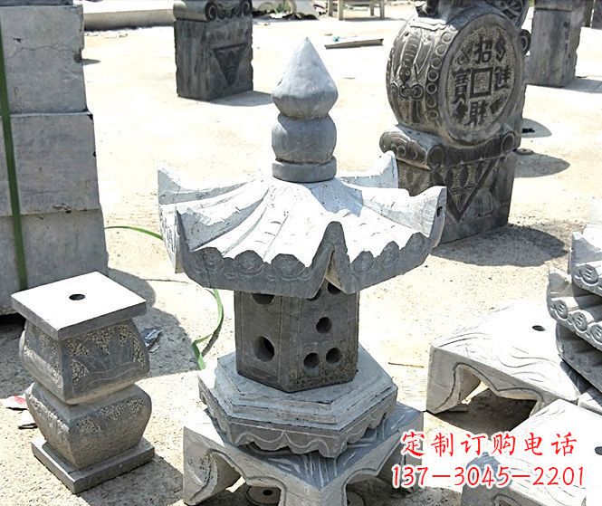合肥美丽的草坪大理石雕塑石灯