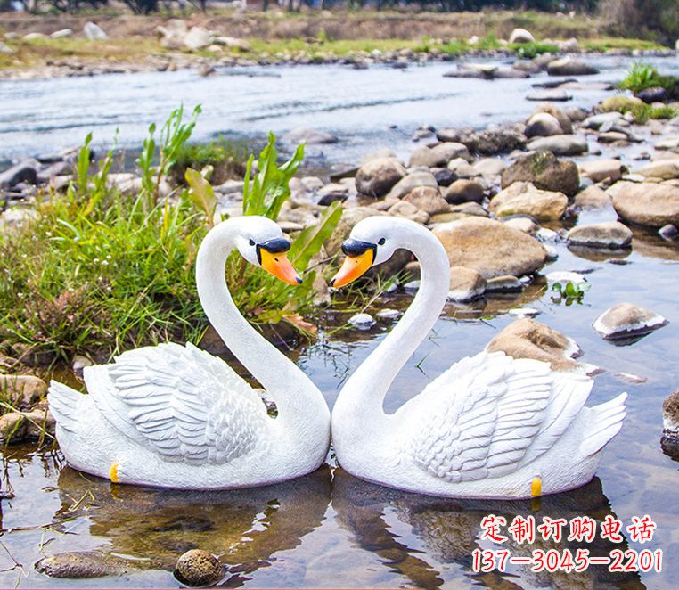 合肥“美丽的天鹅雕塑,点缀景观装饰”