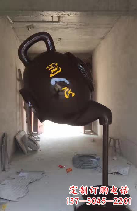 合肥茶壶景观铜雕