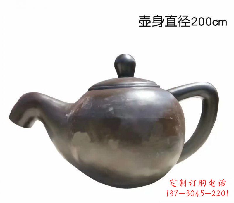 合肥茶壶喷泉铜雕_2