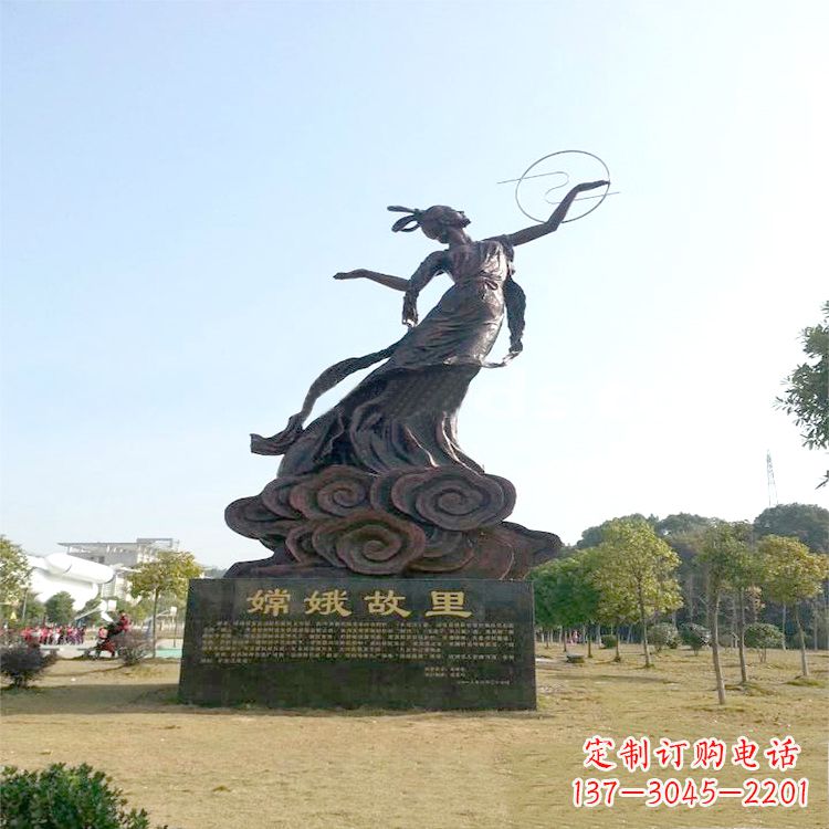 合肥嫦娥传说一座神秘的雕像