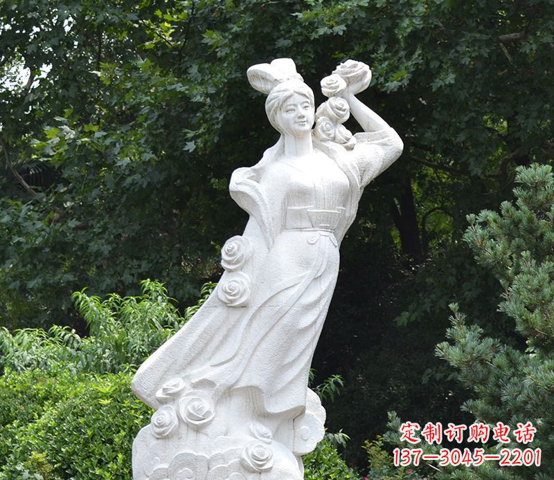 合肥嫦娥奔月石雕绝美之作
