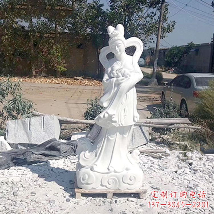 合肥嫦娥奔月汉白玉精美雕像