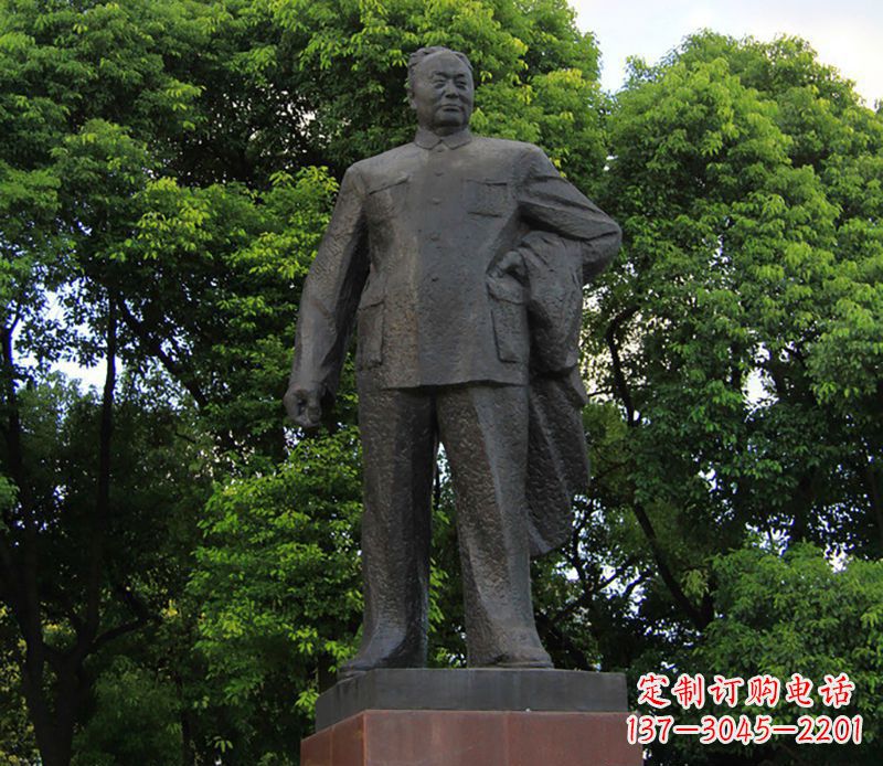 合肥陈毅元帅铜雕荣耀中国历史的传承